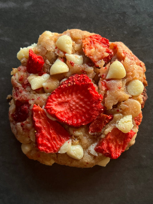 Vegan Strawberry Shortcake Cookie